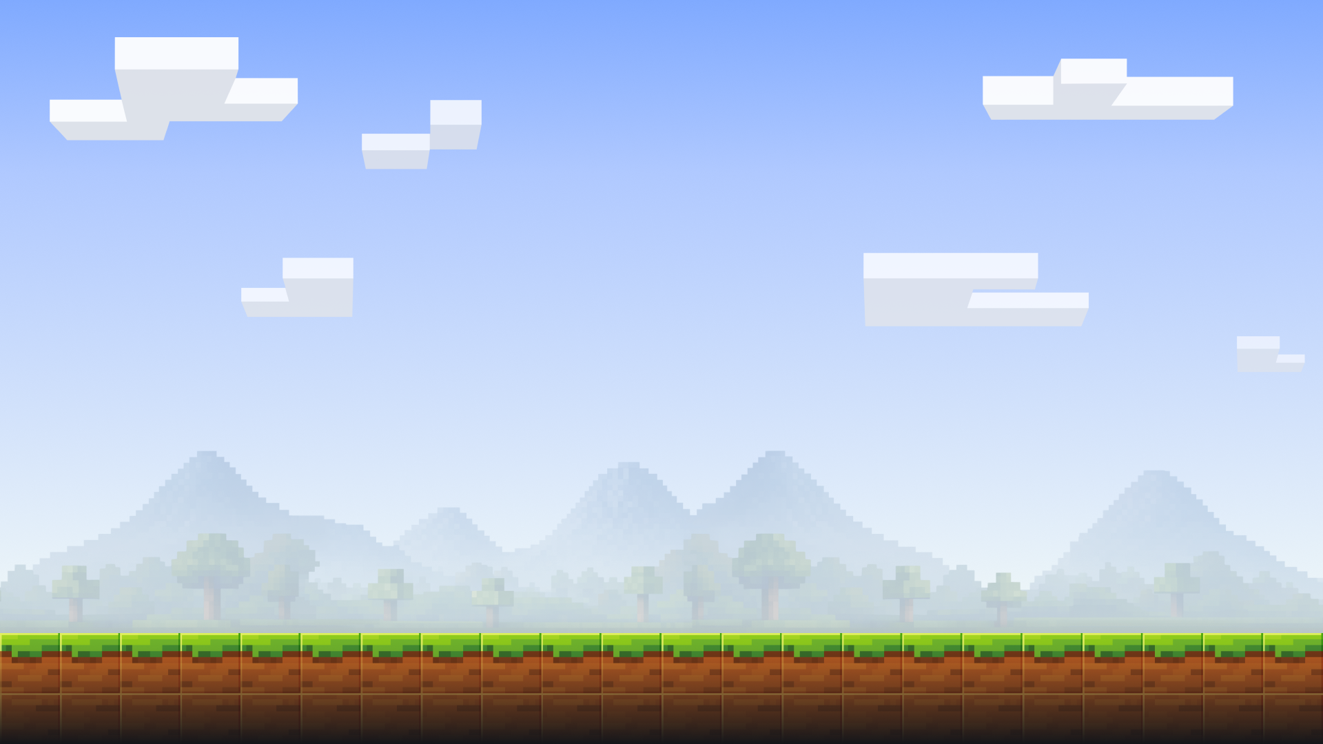 Pixel-Minenhintergrund aus Mine Slot