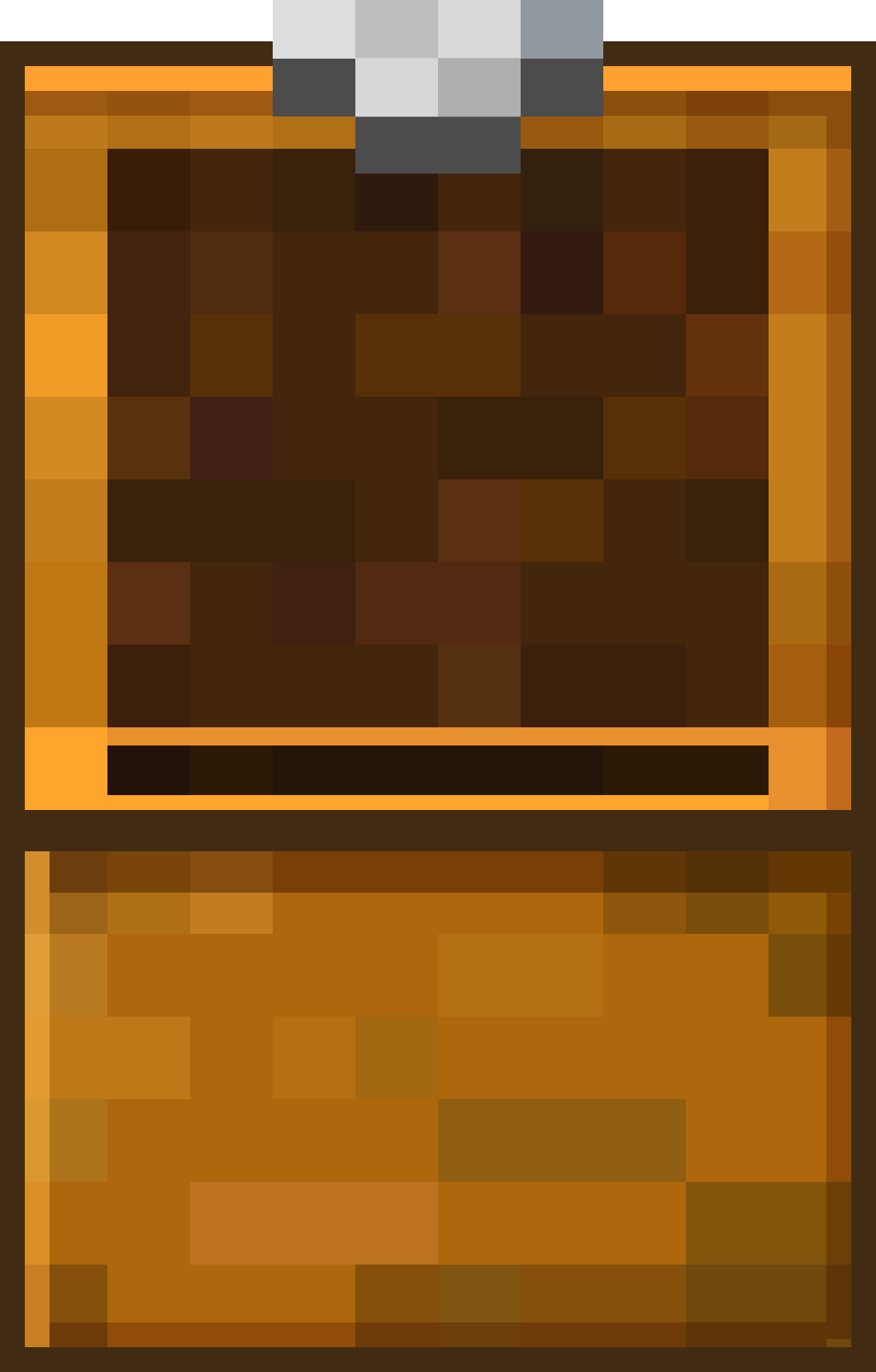 Geöffnete Bonus-Truhe mit Pixel-Glanz